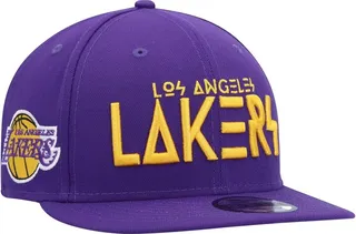 Men's New Era Purple Los Angeles Lakers Rocker 9FIFTY Snapback Hat