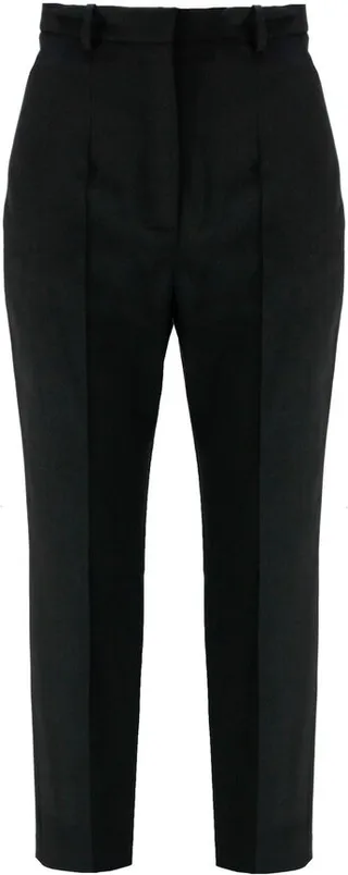 Alexander McQueen Straight Leg Pleated Pants
