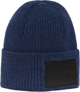 Jw Anderson Logo-Patch Beanie