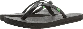 Sanuk Yoga Spree 4 (Black) Women's Sandals