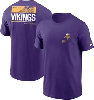 Men's Nike Purple Minnesota Vikings Team Incline T-shirt