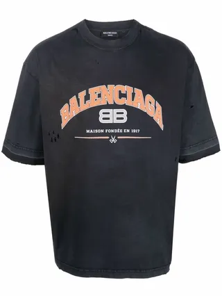 Maison logo-print cotton T-shirt
