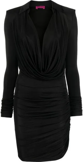 Utena V-neck minidress