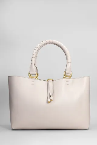 Tote In Grey Leather