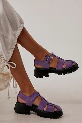Evia Fisherman Platform Sandals by Shoe The Bear at Free People