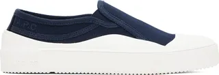 A.P.C. Navy Iggy Sneakers