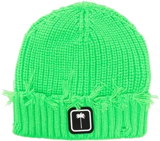 Logo-Patch Wool Beanie