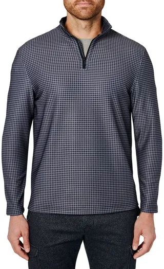 Brooklyn Brigade Men's Moonstone Quarter Zip Sweater