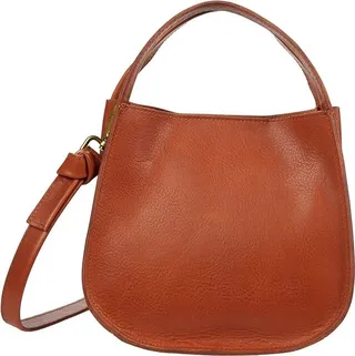 Madewell The Sydney Crossbody Bag (Burnished Caramel) Handbags