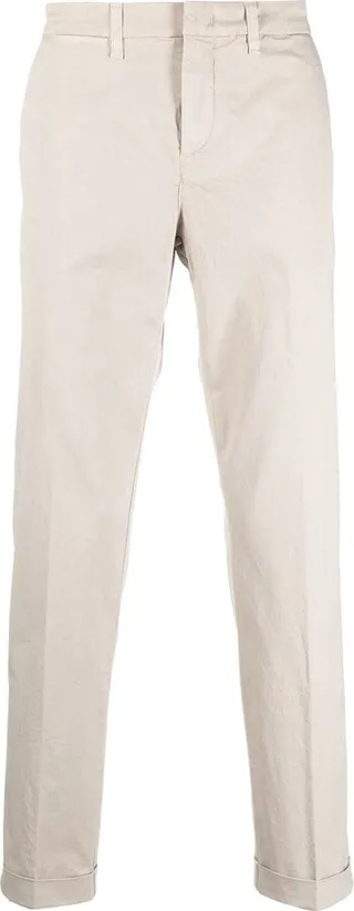 Slim-Cut Leg Trousers