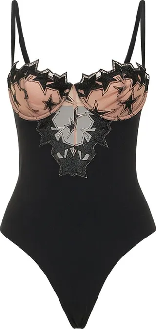 Superstar Embroidered Bodysuit