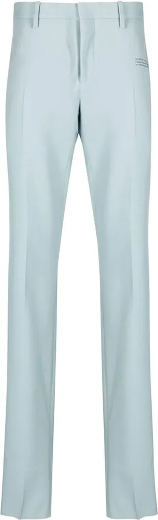 Logo-Print Straight-Leg Trousers