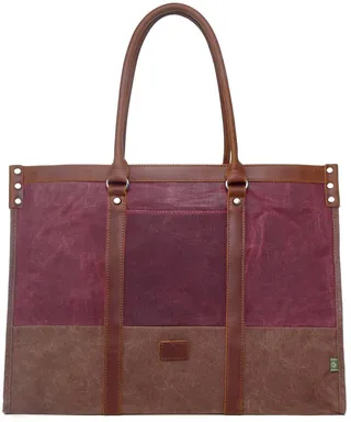 Tsd Brand Stone Creek Waxed Canvas Tote Bag