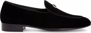 GZ Rudolph velvet loafers