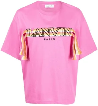 Crazy Curb lace logo T-shirt