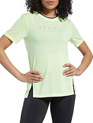 Core 10 by Reebok Women's Casual Logo Short Sleeve Tee