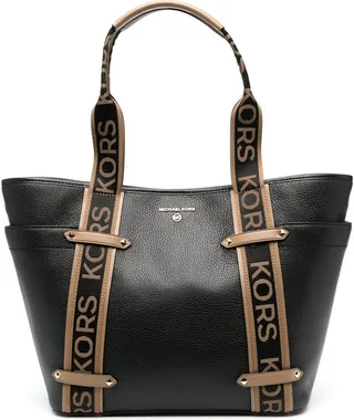 Maeve logo-strap tote