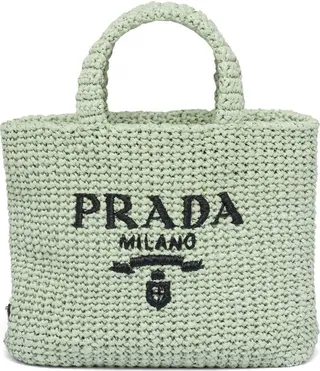 Small Raffia Tote Bag