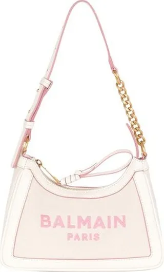 B-Army canvas bag with leather details