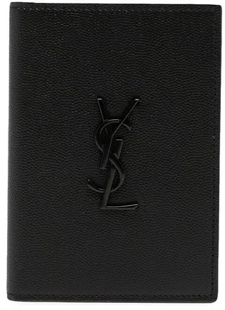 Monogram bi-fold passport case