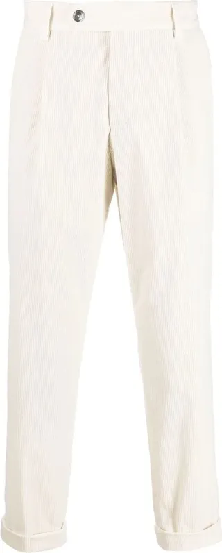 Cropped Corduroy Trousers