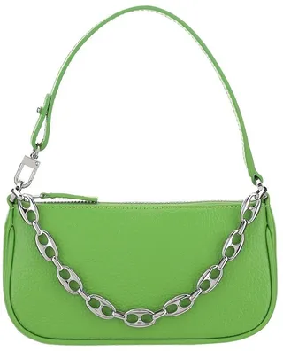 By Far Mini Rachel Zip-Up Shoulder Bag