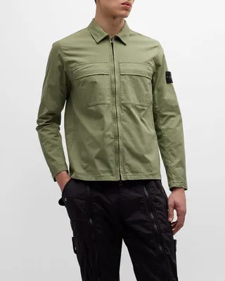 Men's 2-Pocket Zip Overshirt