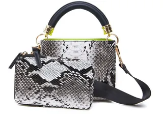 Like Dreams Snakeskin Crossbody Handbag Set