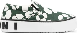 Floral-Print Sneakers