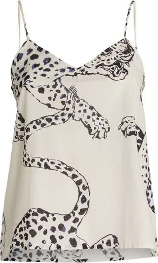 Desmond & Dempsey Jaguar Print Camisole