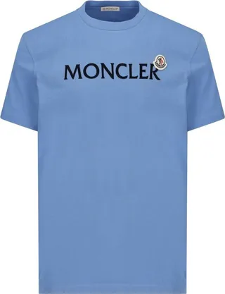 Moncler Logo Patch Crewneck T-Shirt