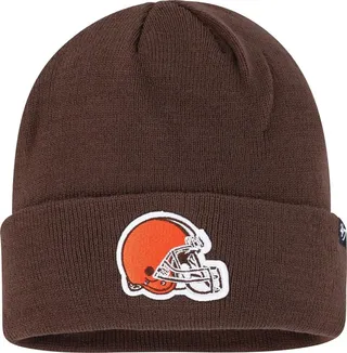 Men's '47 Brand Brown Cleveland Browns Primary Cuffed Knit Hat