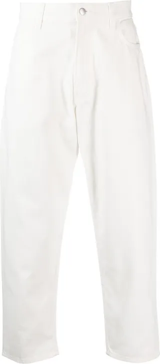 Washed Tapered Denim Jeans