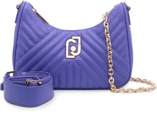 Chevron-Quilted Crossbody Bag