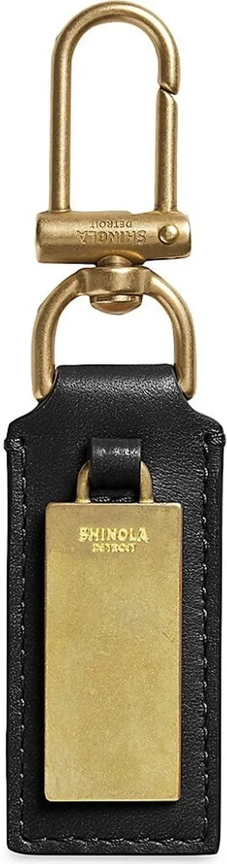 Birdy Leather & Brass Key Fob
