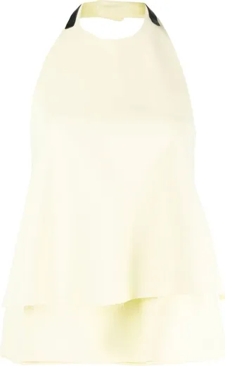 Halterneck Open-Back Top