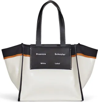 Large Morris Coated Canvas Tote