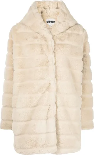 Hazel faux-fur coat