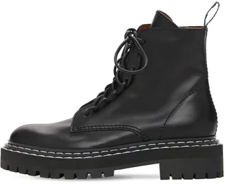 30mm Lug Sole leather combat boots