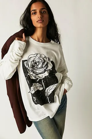 Rose Stem Long Sleeve by Girl Dangerous at Free People