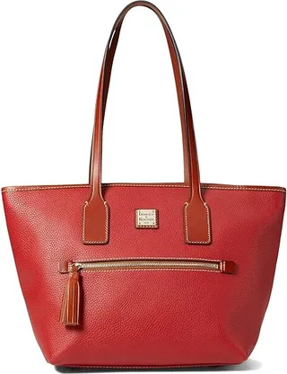 Dooney & Bourke Pebble Small Tote (Red) Handbags
