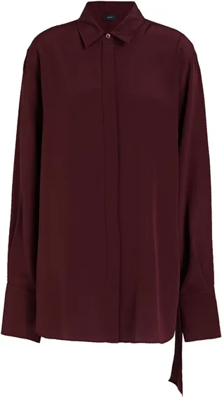 Silk crepe de chine shirt