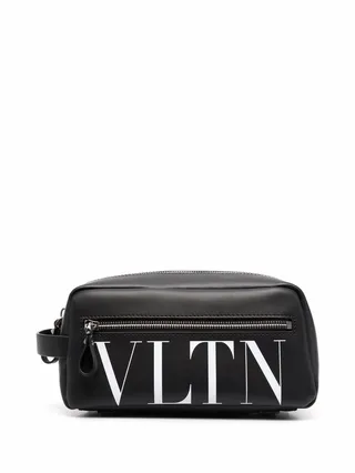 VLTN-print wash bag