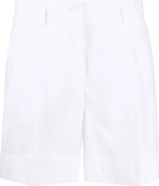 High-Rise Buttoned Shorts