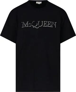 Alexander McQueen Logo Printed Crewneck T-Shirt
