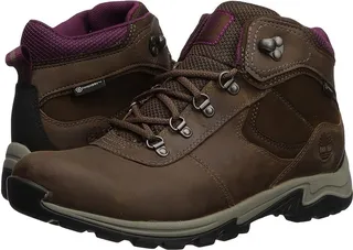 Timberland Mt. Maddsen Mid Leather Waterproof (Medium Brown Full Grain) Women's Lace-up Boots