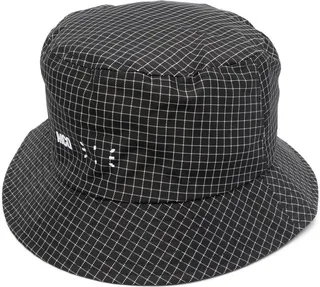 Check-Print Bucket Hat
