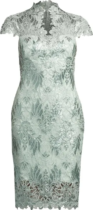Brinnan sequin-embroidered tulle dress