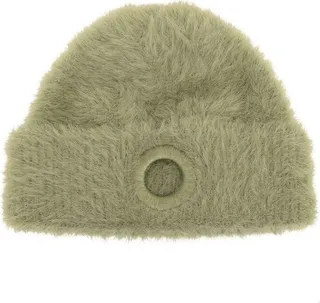 Embroidered-Motif Textured Beanie