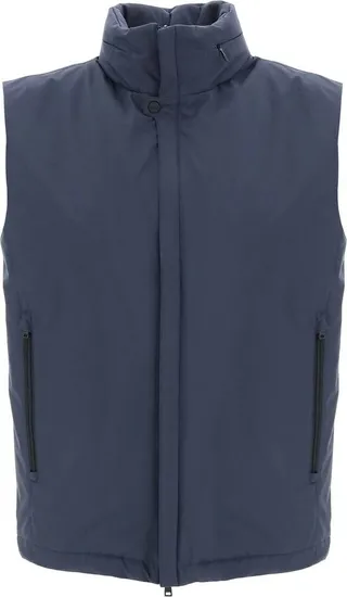 Herno High-Neck Zipped Vest
